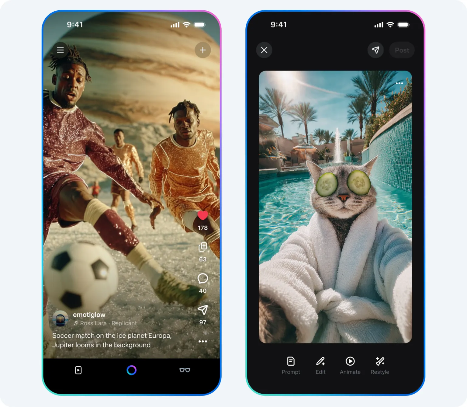 Meta представляет Vibes – ИИ-лента в стиле TikTok